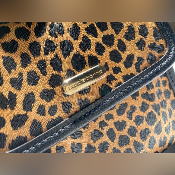 Vintage Mini Liz Claiborne Leopard Print Women's Crossbody Bag - Picture 5 of 12